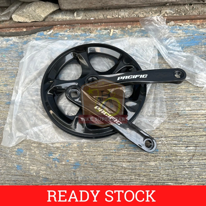 Crank Set Gir Sepeda 52T Pacific dengan Cover Lipat Fixie Minion Mini Velo BMX