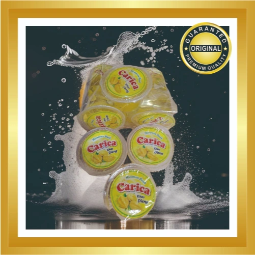 Manisan Carica Dieng Isi 10 Cup - 12 Cup - 100% Gula MURNI - Carica Khas Dieng Wonosobo - CaricaMini