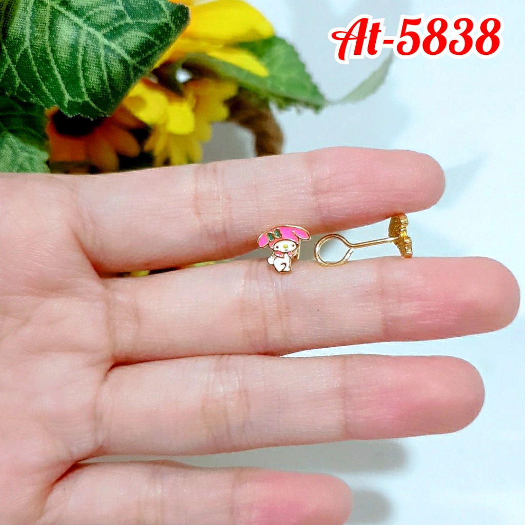 ANTING TOGE ANAK MOTIF KARTUN PERHIASAN ANTI ALERGI /AT-5320/AT-5694
