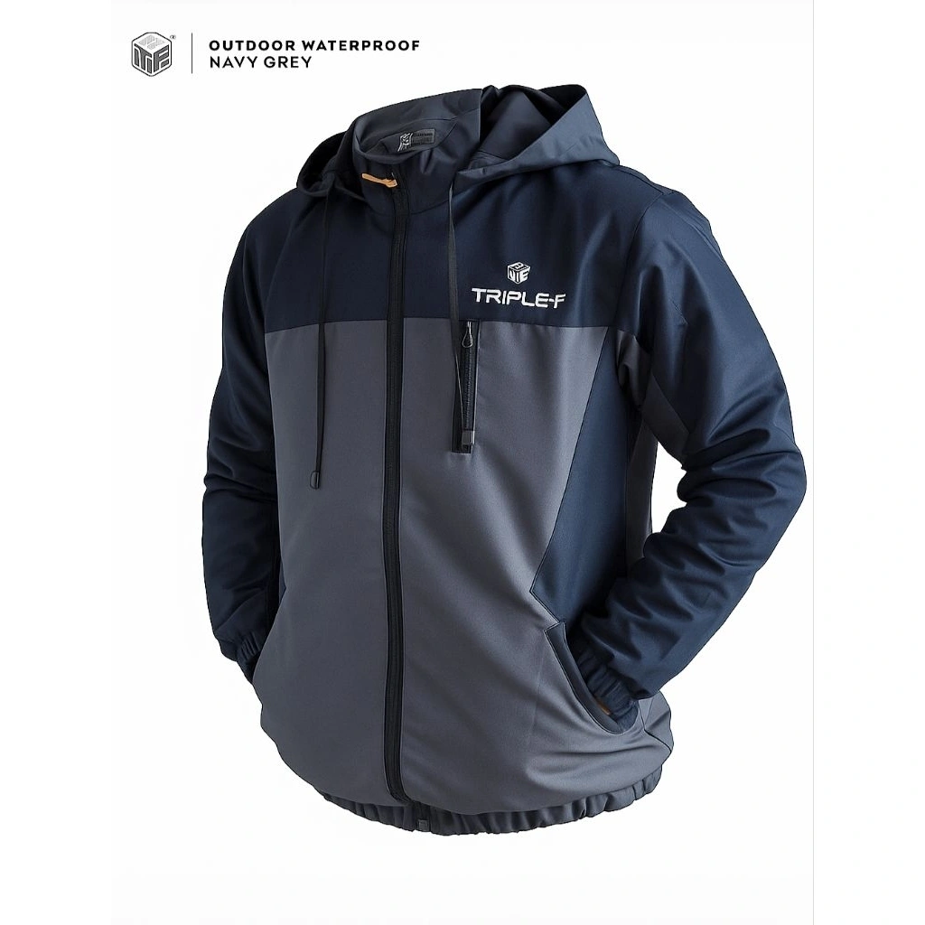Triple f jaket pria Outdoor Waterproof parasut jaket motor gunung hiking camping