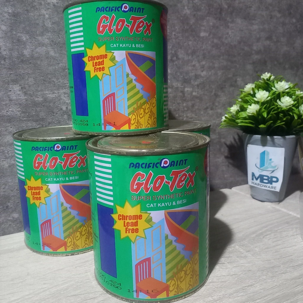 Cat Glotex  Cat Minyak Kayu Dan Besi 0,9 Liter Harga Murah Promo Cuci Gudang