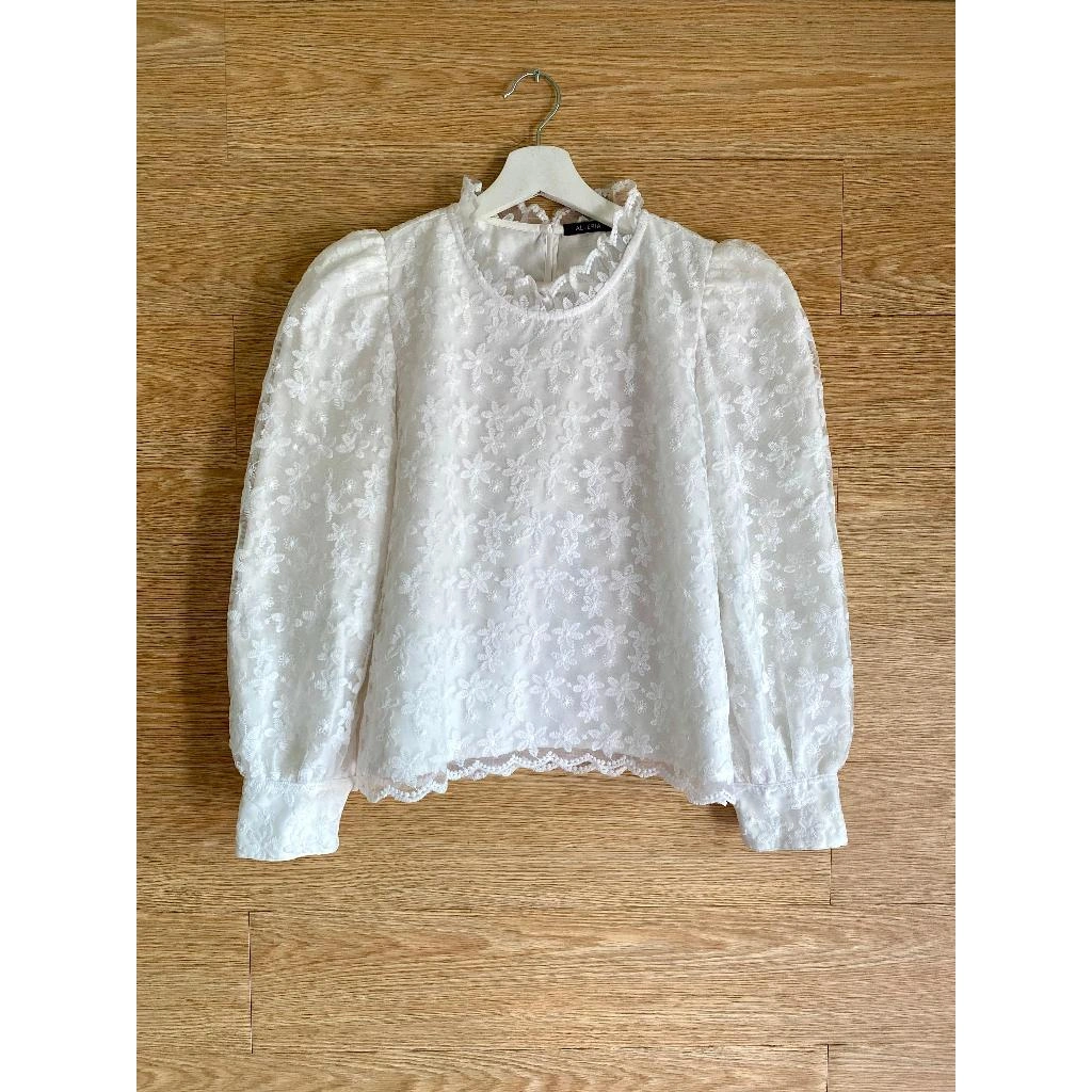ALLERIA | Daisy Puffy Top | Atasan Puffy Tile Katun Poplin | Kasual | Cotton Puffy Top