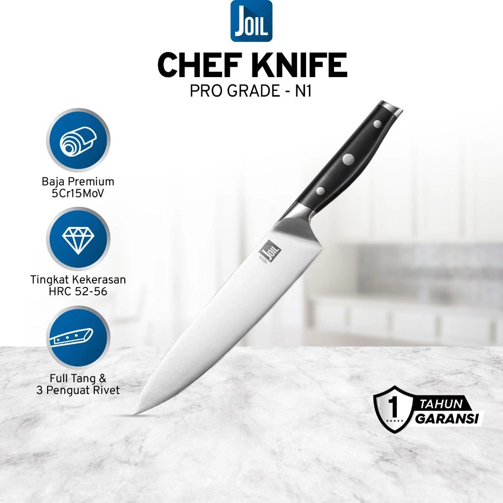 Joil Pisau Dapur Chef Knife Baja Stainless Steel NG1