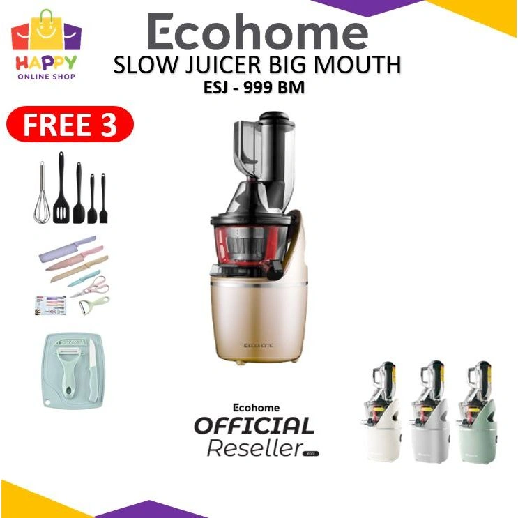 [Packing Kayu] Ecohome Slow Juicer Big Mouth ESJ999 BM
