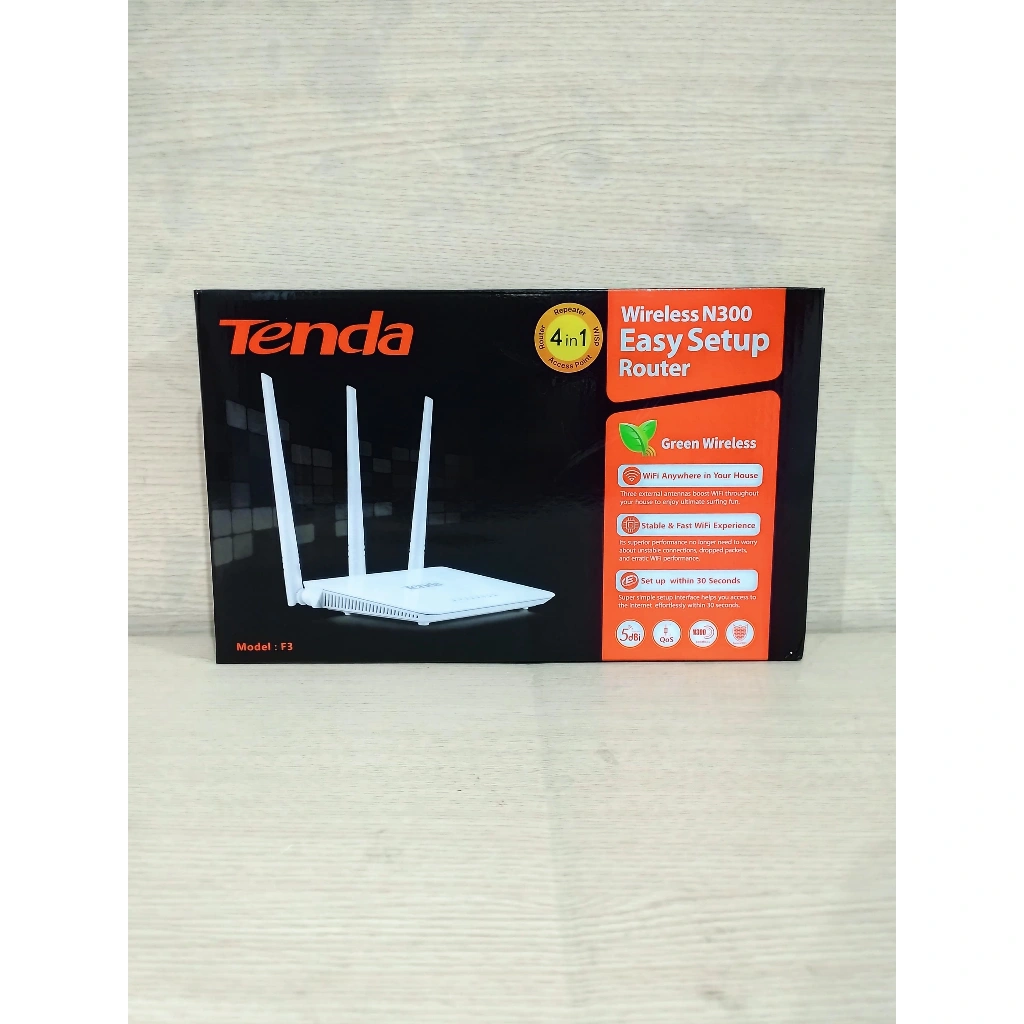 Router TENDA F3, N301 Router Wireless 300Mbps Hight Power
