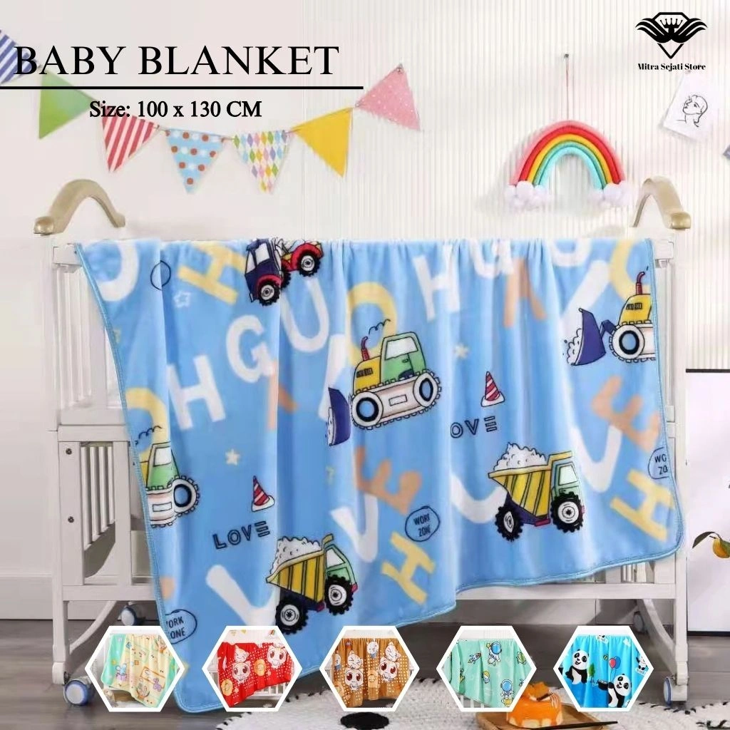 [FLASH SALE] Selimut Anak Perempuan dan Laki-laki Lembut Nyaman UK 100x130 - LDT