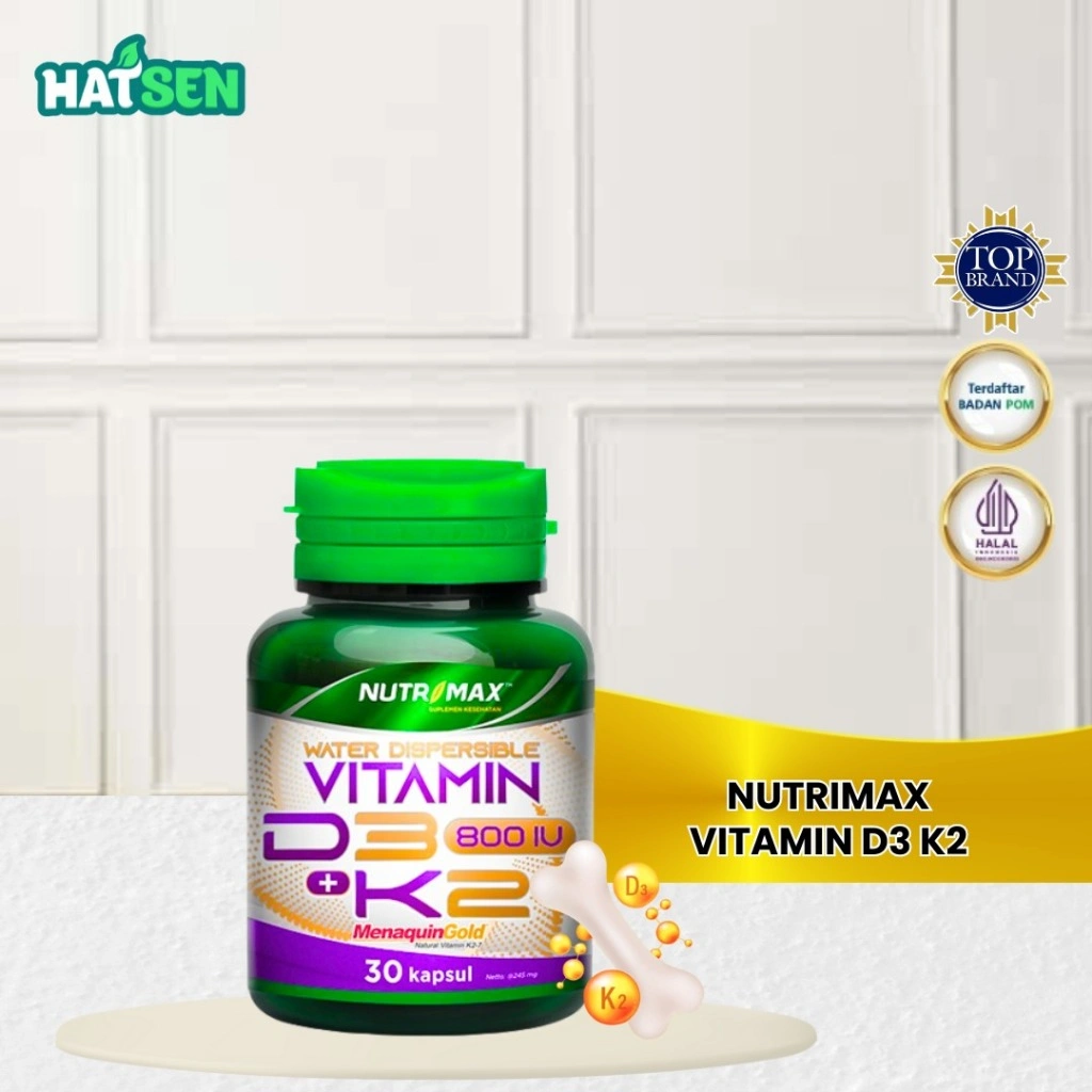Nutrimax Vitamin D3+K2 / Vit D3 Water Dispersible K2 / Vit D 800 IU K 40 mcg