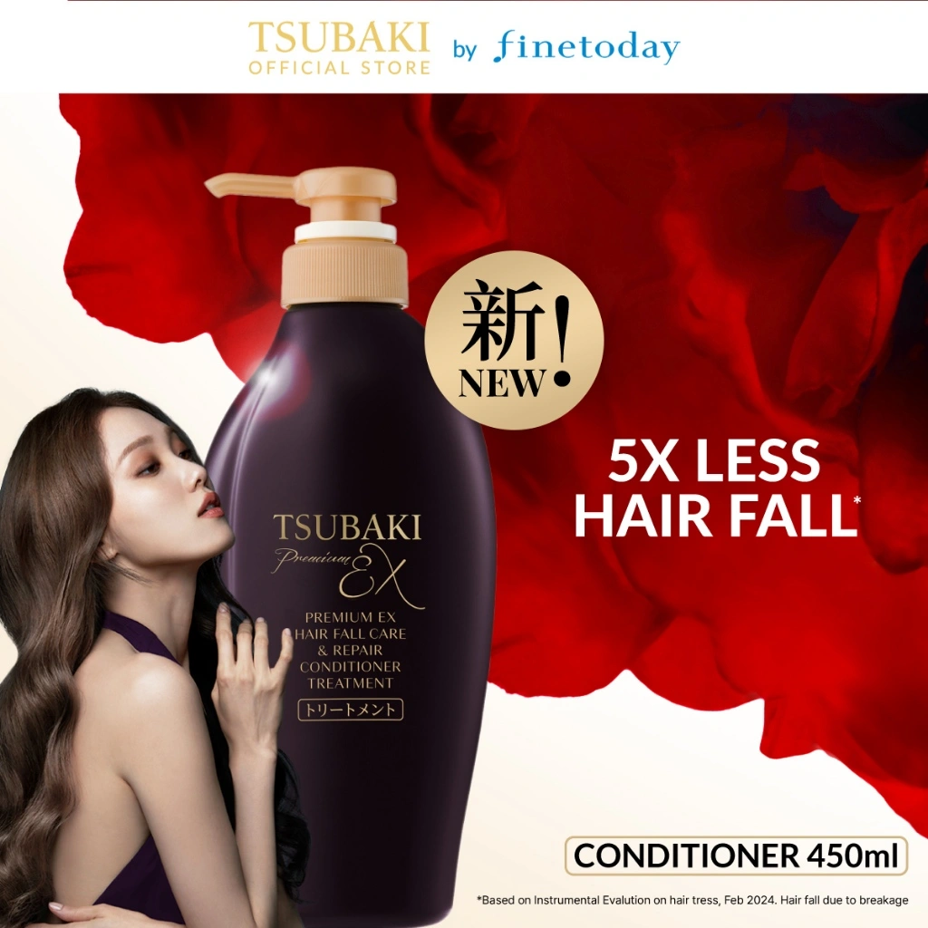 TSUBAKI Premium Ex Hair Fall Care & Repair Conditioner Treatment 450ml