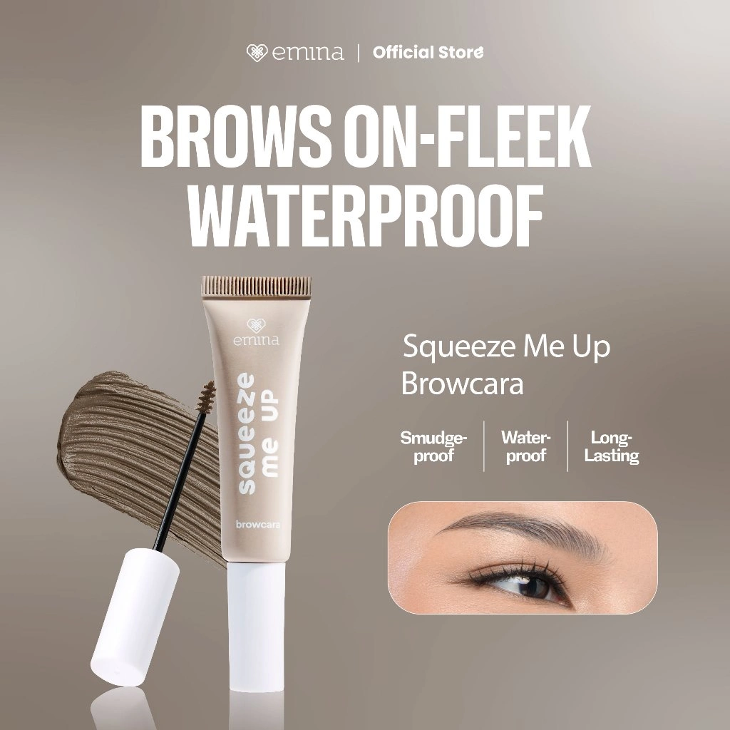 Emina Squeeze Me Up Browcara 8 g - Brow Mascara Water Resistant