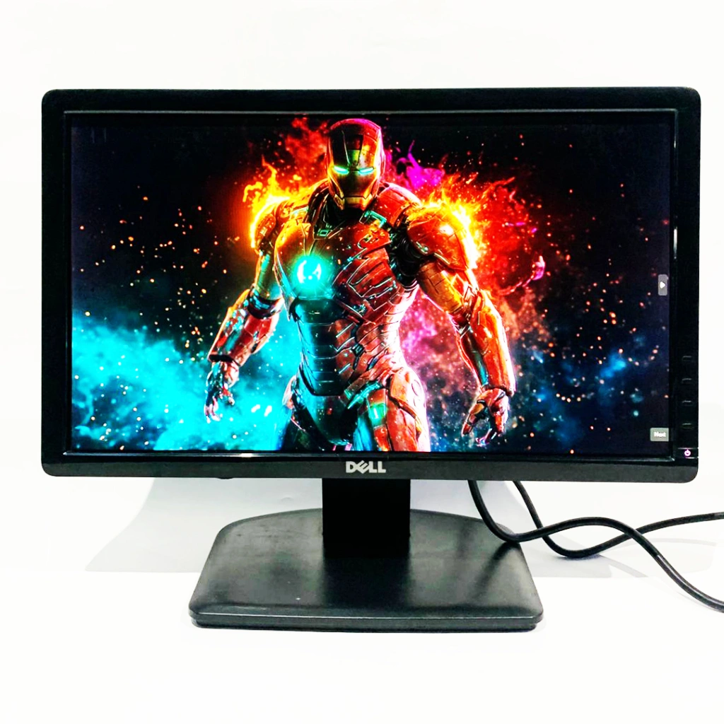 Monitor Led Merk Dell Ukuran Layar 19 Inch Kondisi Normal MULUS LIKE NEW - GRADE A