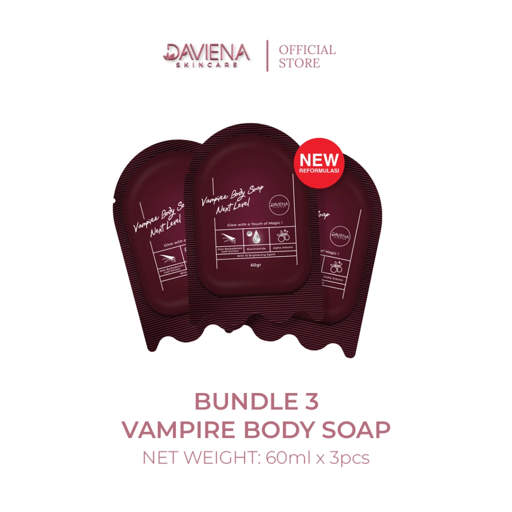 DAVIENA SKINCARE - Vampire Body Soap Next Level (3pcs)