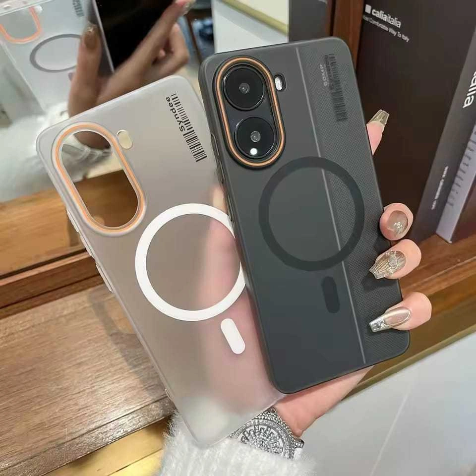 Barcode Magsafe Case for Poco F7 ULTRA X7 M6 X6 Pro 5G Sleek Fit Design Cover Casing