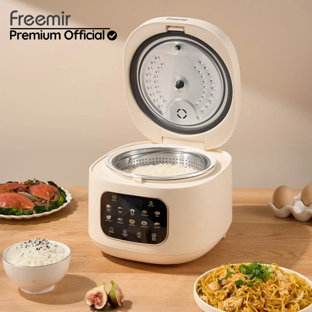 [PREMIUM] freemir Penanak Nasi Digital Rice Cooker Multifungsi Anti Lengket Hemat Daya Rendah Gula