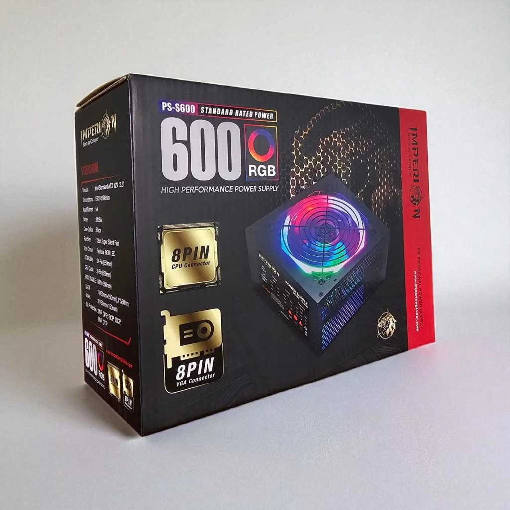 Imperion Gaming PSU RGB 600W 8 Pin VGA