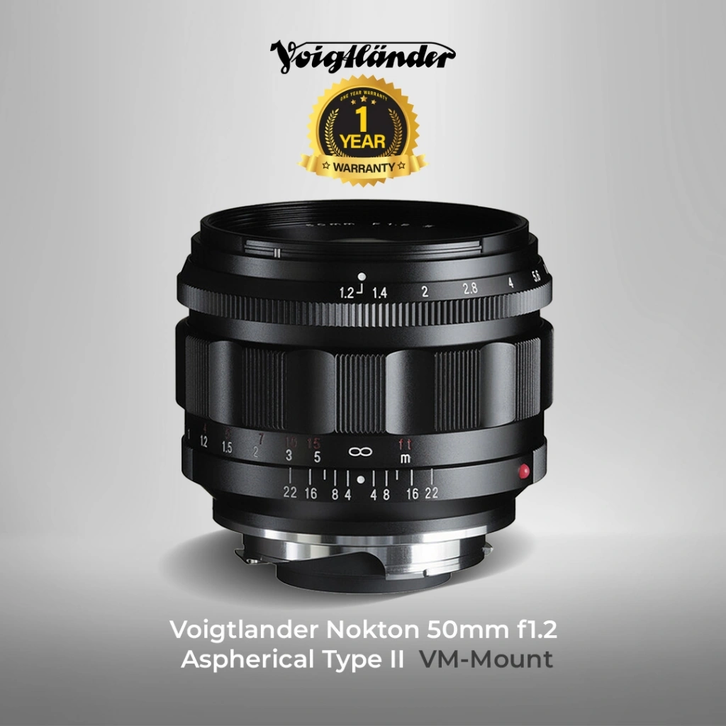 Voigtlander Lens 50mm f1.2 VM II Nokton for Leica M - Lensa Kamera - Lensa Leica M