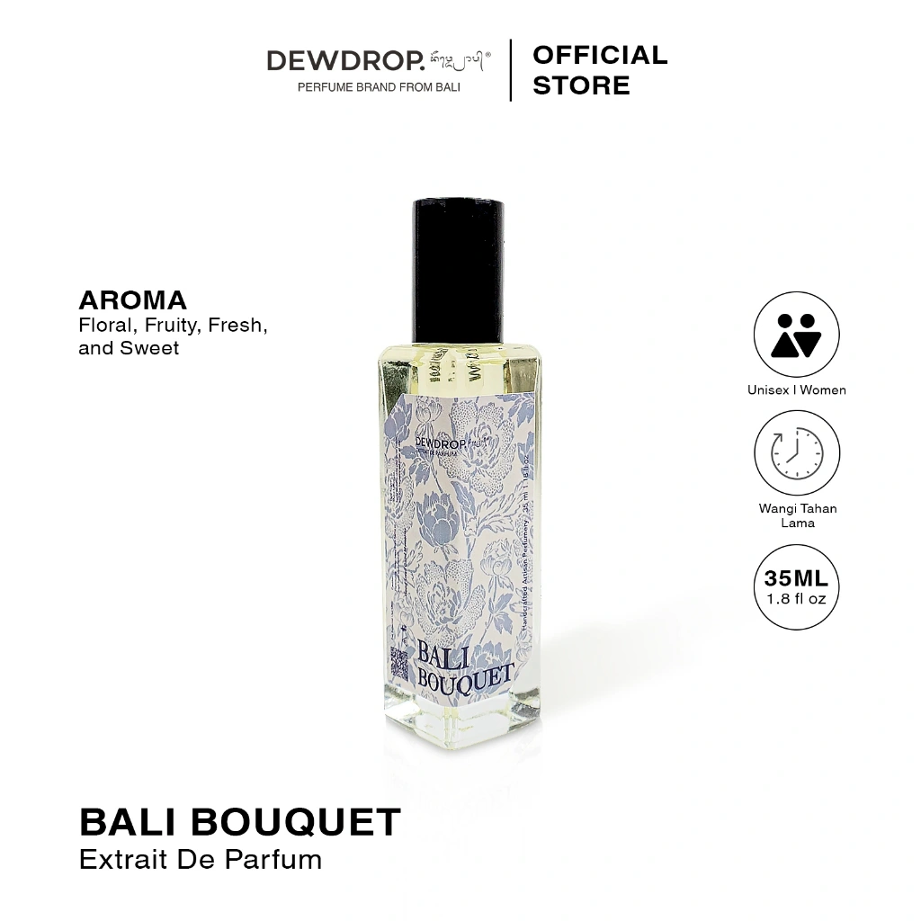 DEWDROP Parfum Bali Bouquet Extrait De Perfume 35 ML Long Lasting Fragrance Unisex DEW-M-BB
