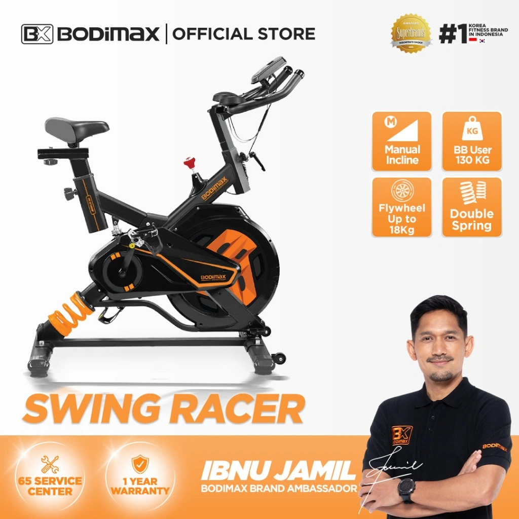 BODIMAX SWING RACER / SEPEDA STATIS / SPINNING BIKE / ALAT GYM / FITNESS