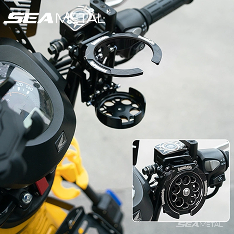 Holder Gelas Motor Tempat Botol Minum Spion Motor SEAMETAL