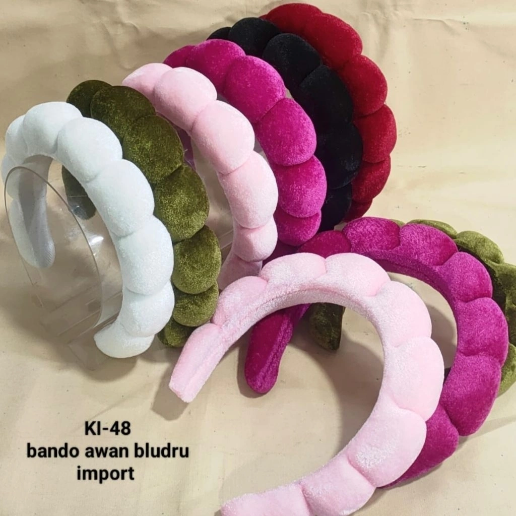 12 pcs  Bando awan  bando busa korea  bando poloskorea bando dewasa