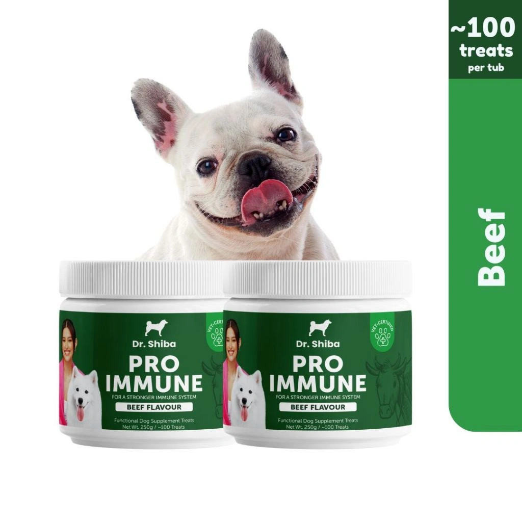 Dr. Shiba Pro Immune 2x | Suplemen Anjing untuk Immune Booster Daya Tahan Tubuh - Cemilan Anjing