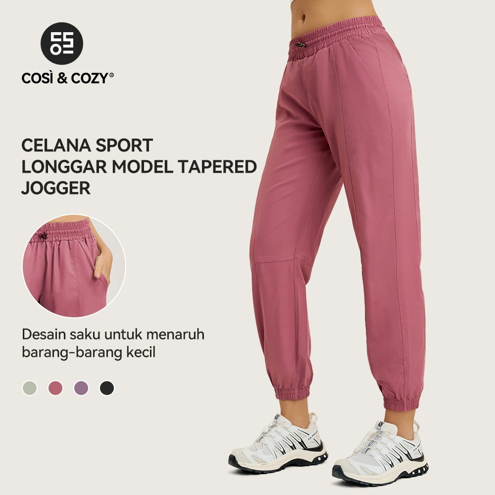 COSI COZY Celana Olahraga Longgar Wanita Track Pants Celana Jogging