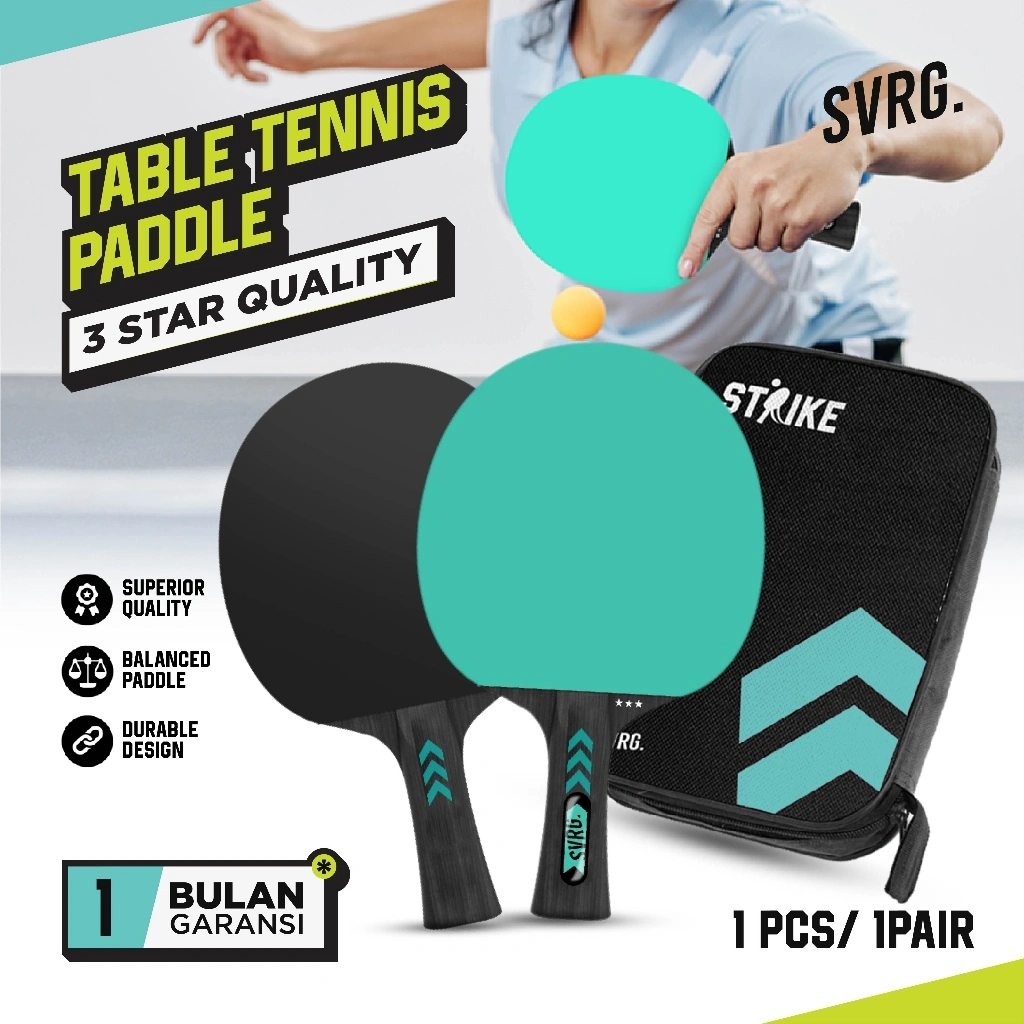 SVRG Table Tennis Paddle - Raket Bet Pingpong - Bat Tenis Meja