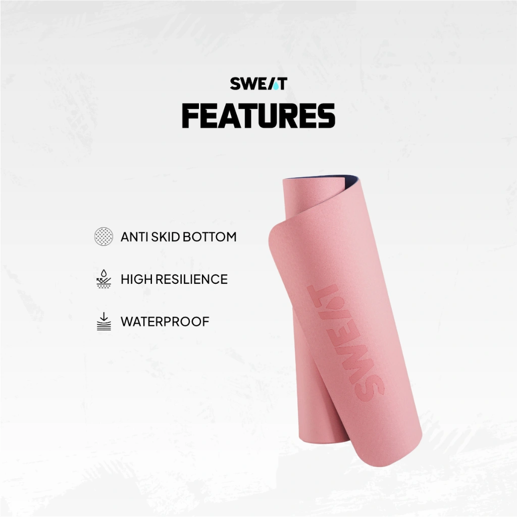 SWEAT - TPE Yoga Mat | Matras Yoga - Matras Karpet Lantai Untuk Olahraga Gym Senam