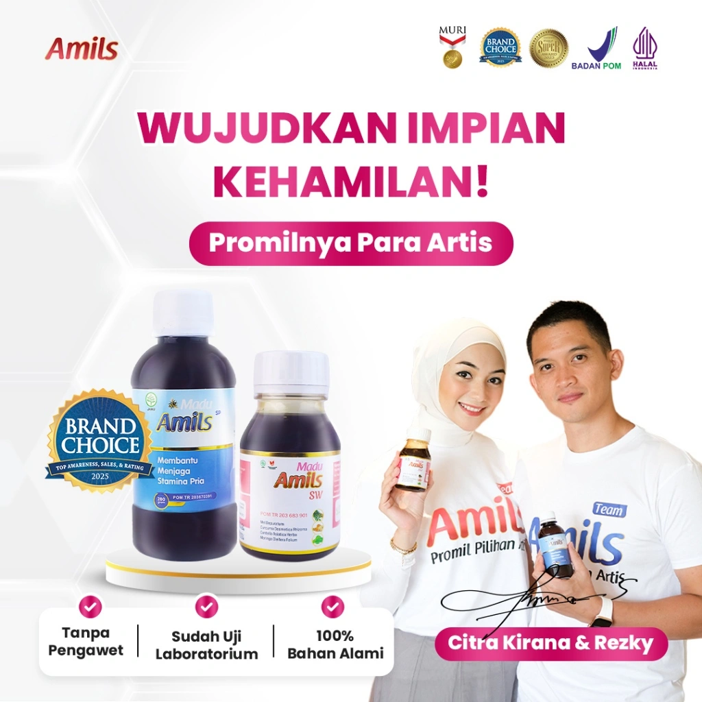 Amils Promil Raih Impian Hamil Pilihan Para Artis Suplemen Program Hamil Herbal BPOM Original