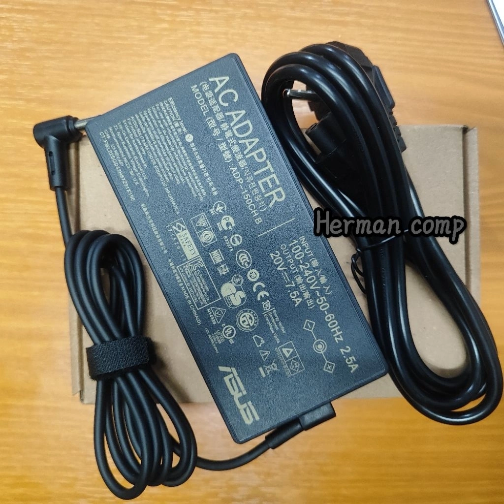 Original Adaptor/Charger Asus TUF GAMING F15 FX506 FX506H FX506HM FX506QR FX506LH FX506LU 20V 7.5A 150Watt