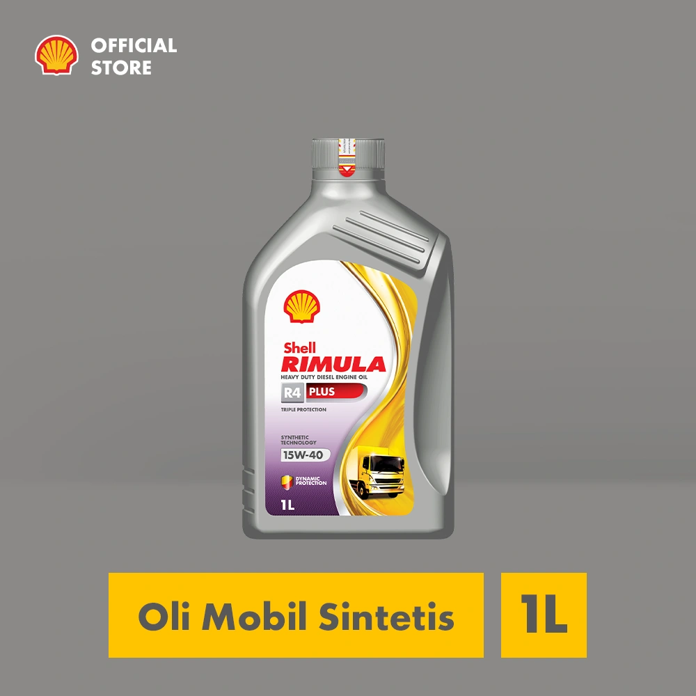Oli Mesin Mobil Shell Rimula R4 Plus (1L)
