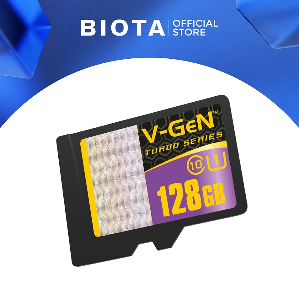 MicroSD V-GeN Turbo Series | VGen Micro SD Memory Card | 128GB | 64GB | 32GB