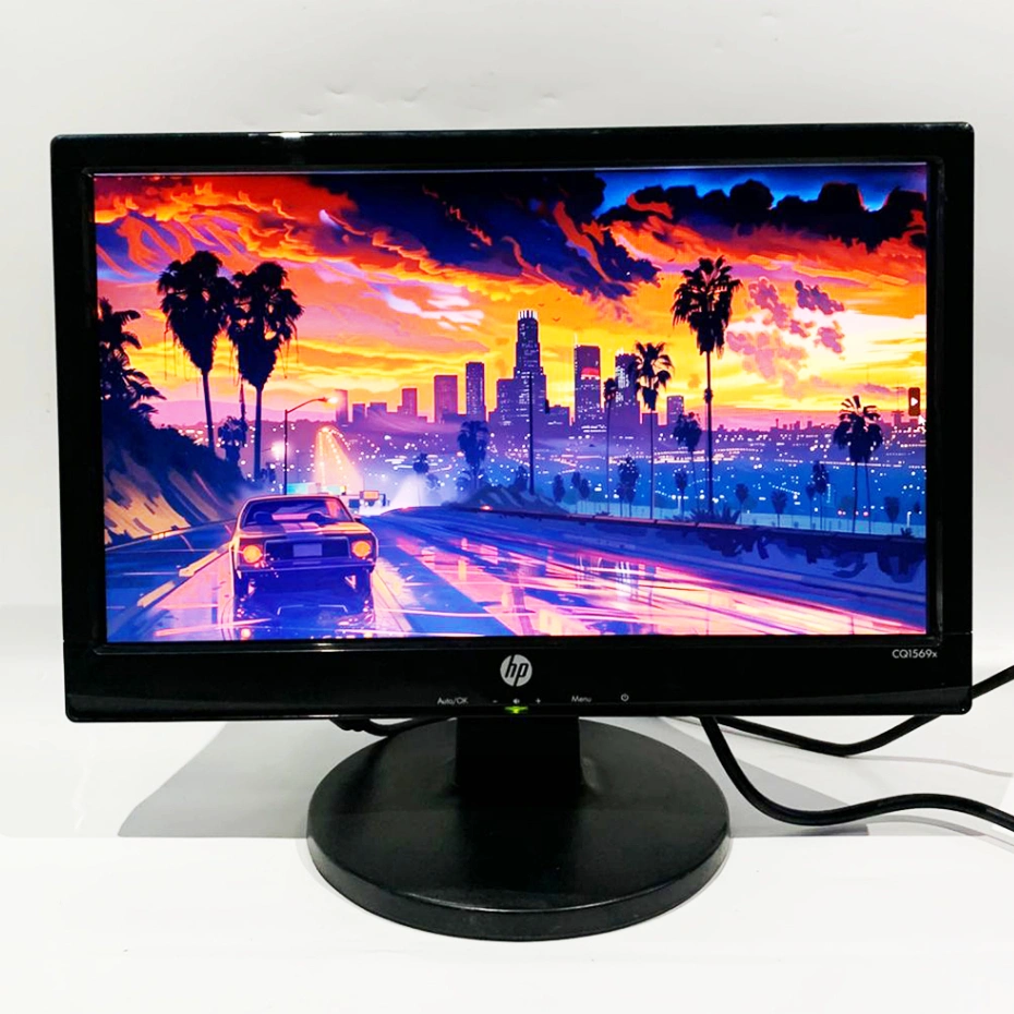 Monitor Led Lcd Merk Hp Ukuran Layar 16 Inch Kondisi Normal