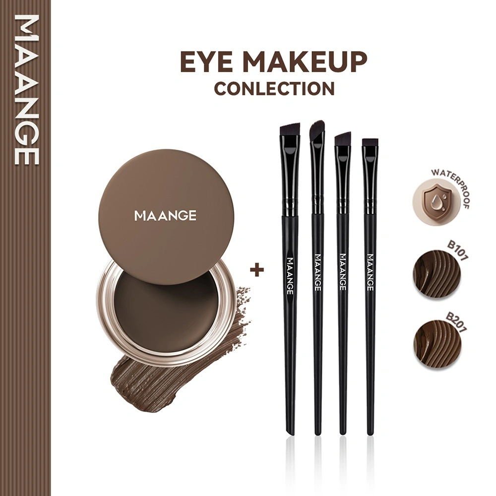 MAANGE Eyeliner & Brow Gel 3 IN 1 Multi-Fungsi Eyebrow Cream Tahan Lama, Cepat Kering, Tahan Air MG-E05
