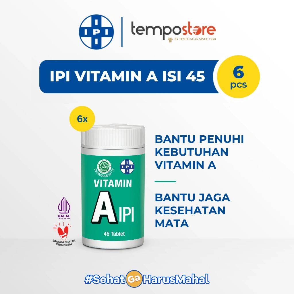 IPI Vitamin A (6 pcs) [Exp : 02.2027]