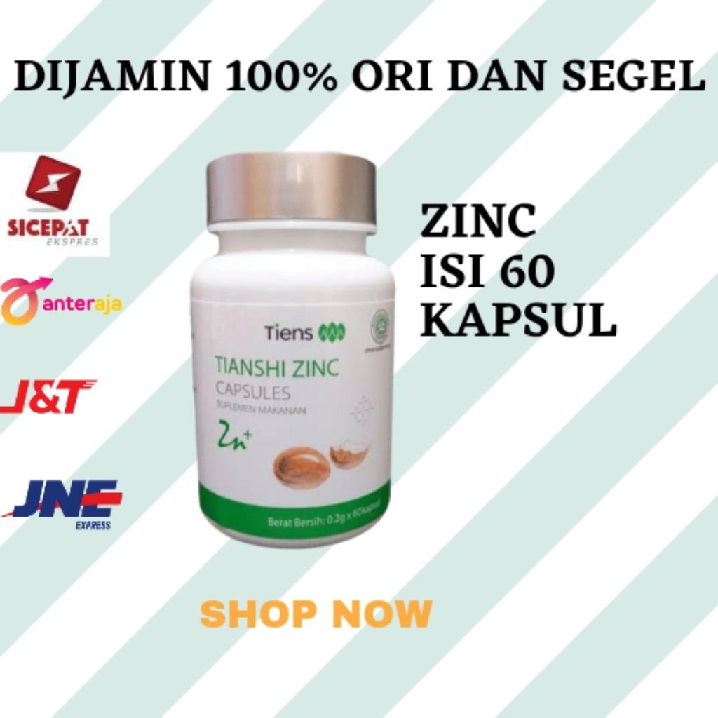 zinc penggemuk isi 60 kapsul