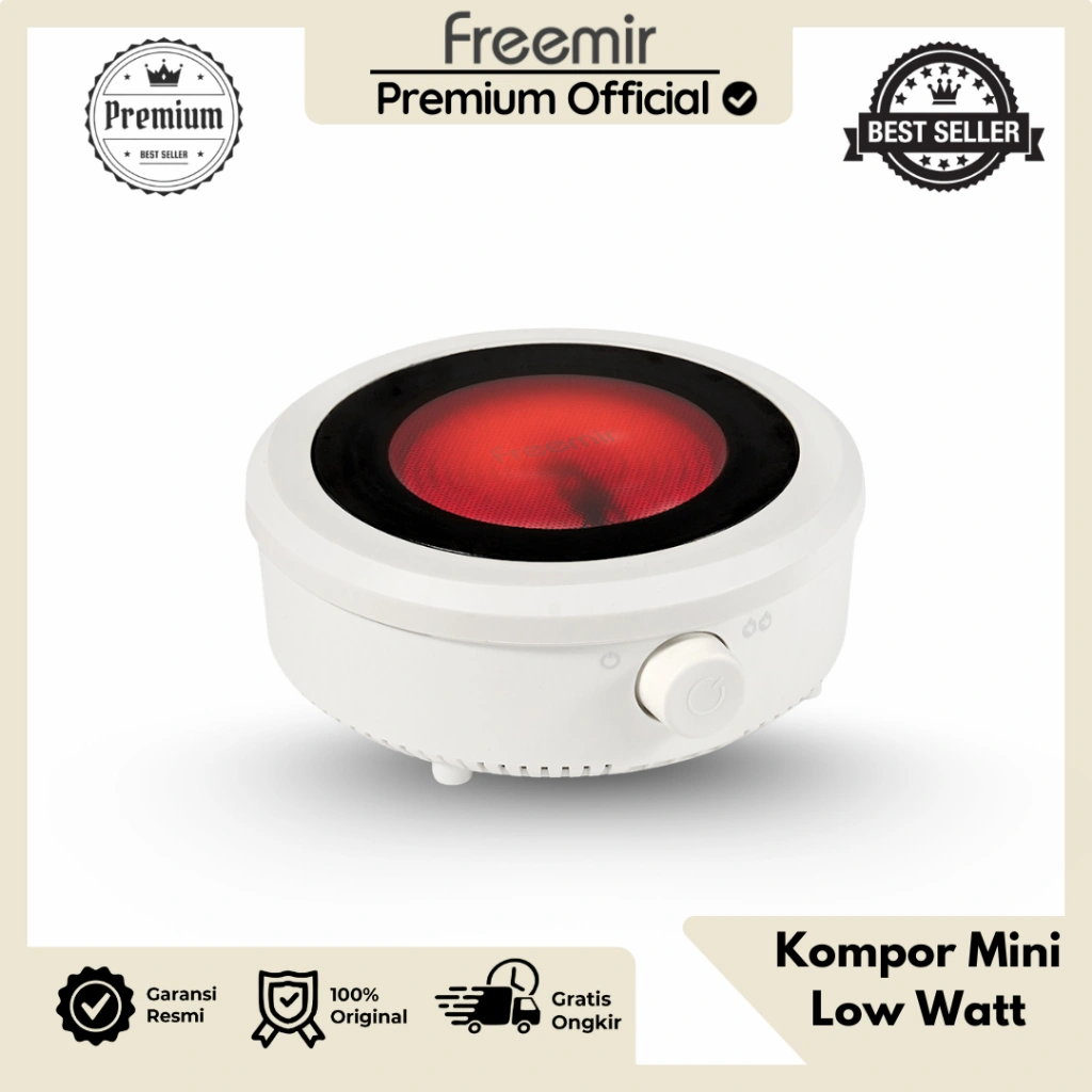 [PREMIUM] freemir Kompor Listrik Keramik Mini Kompor Induksi Cooker Lite Low Watt Ceramic