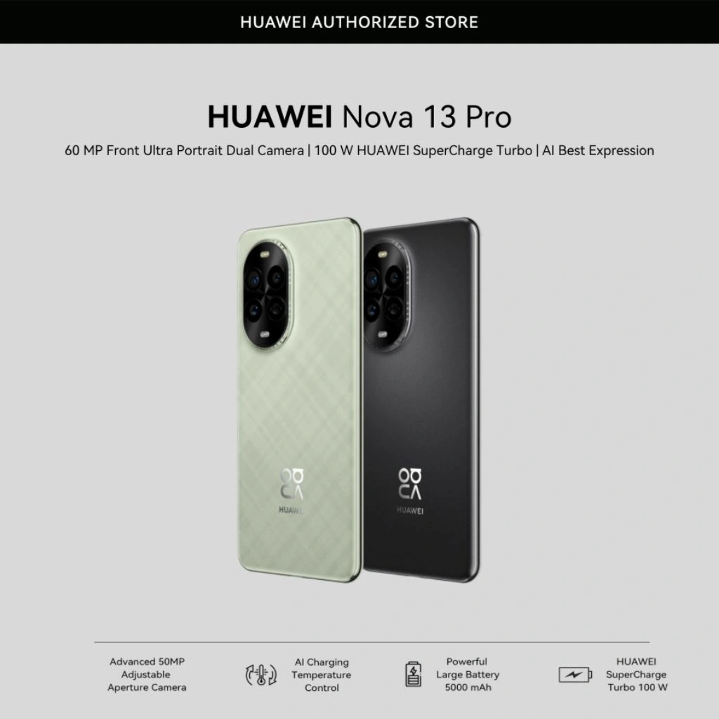 [BARU]HUAWEI nova 13 Pro | 12GB + 512GB | 60 MP Front Ultra Portrait Dual Camera | 100W HUAWEI SuperCharge Turbo