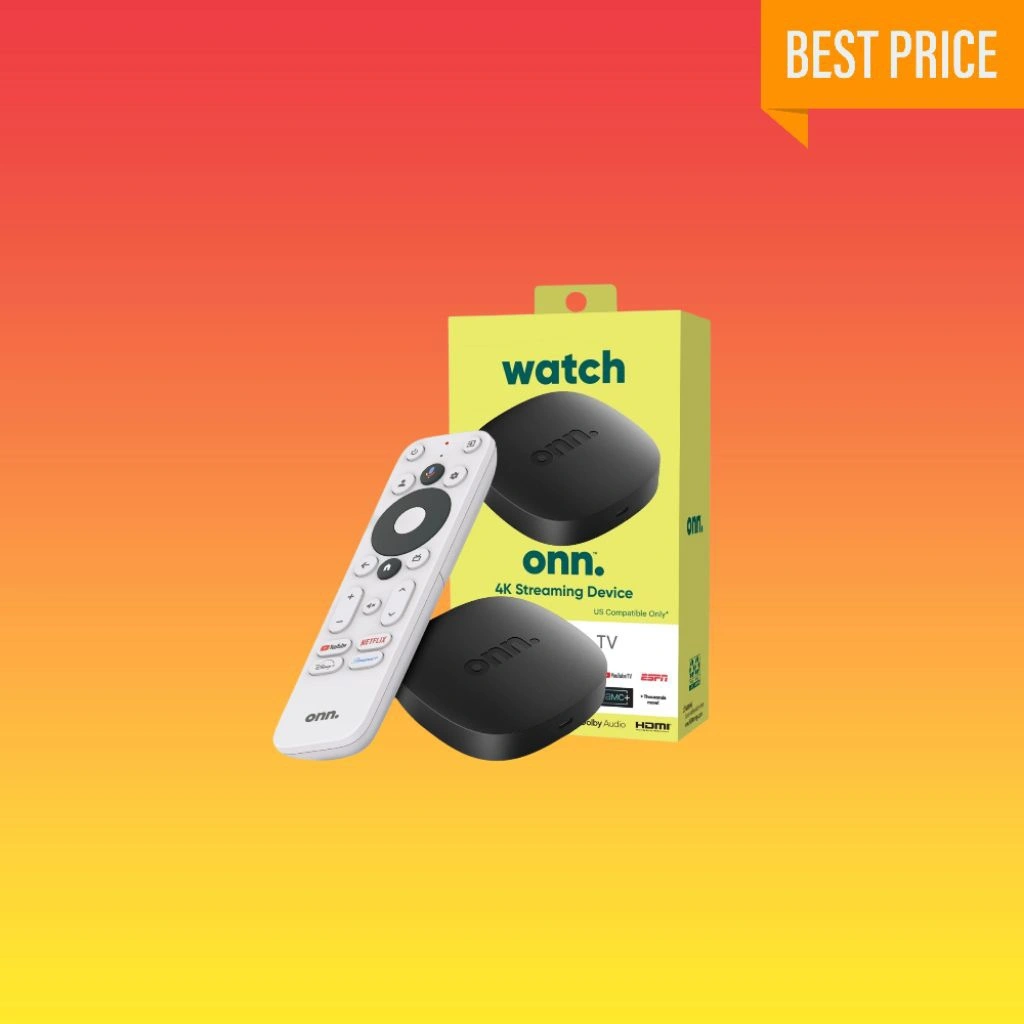 Onn Google TV Box 4K UHD Streaming Media Device with Google Assistant