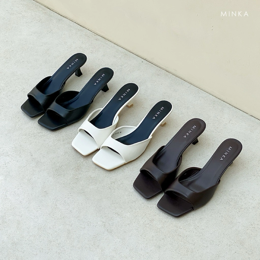MINKA JEN Kitten 4cm Heels Sepatu Wanita