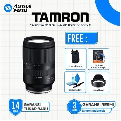 Tamron 17-70mm f2.8 Di III-A VC RXD For Sony E Lens - Lensa APSC Sony