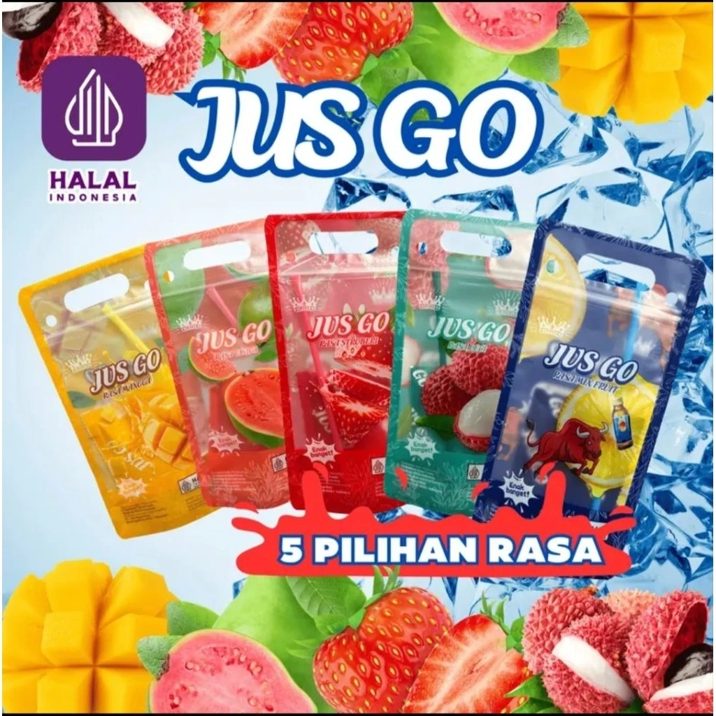 JUS GO JUS BUAH SEGAR DAN PRAKTIS 1 DUS 60PCS