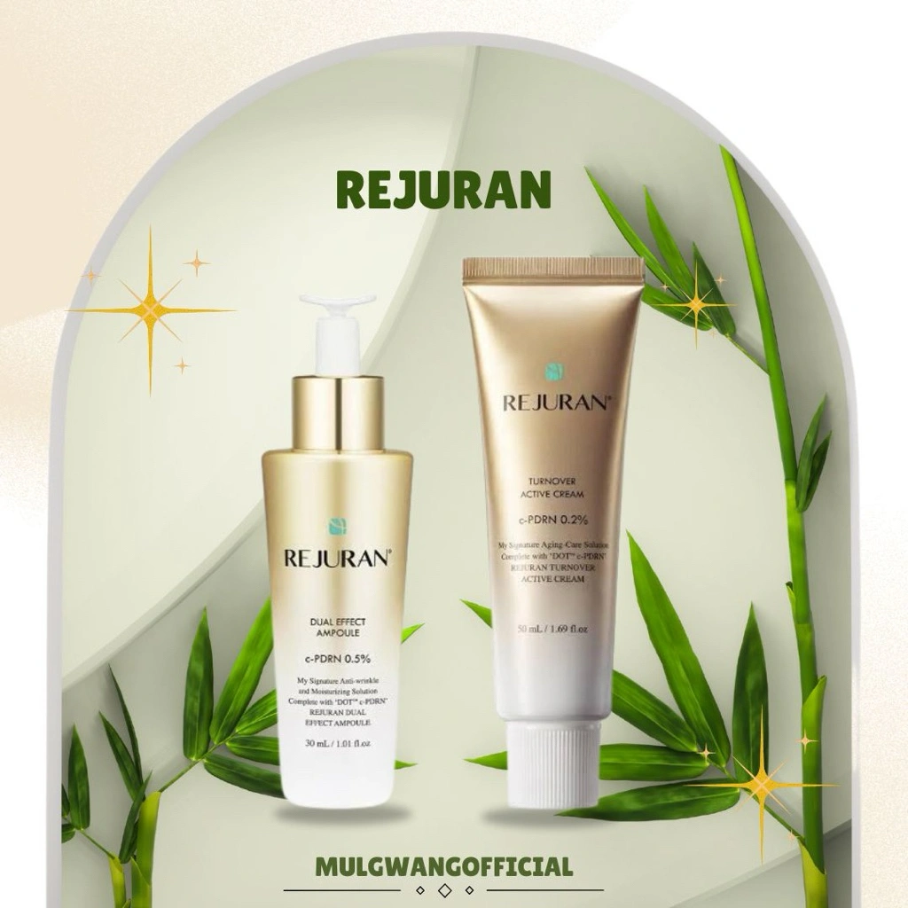 [MULGWANG] REJURAN DUAL EFFECT AMPOULE  EXP 2027 and REJURAN TURNOVER ACTIVE CREAM EXP 2028