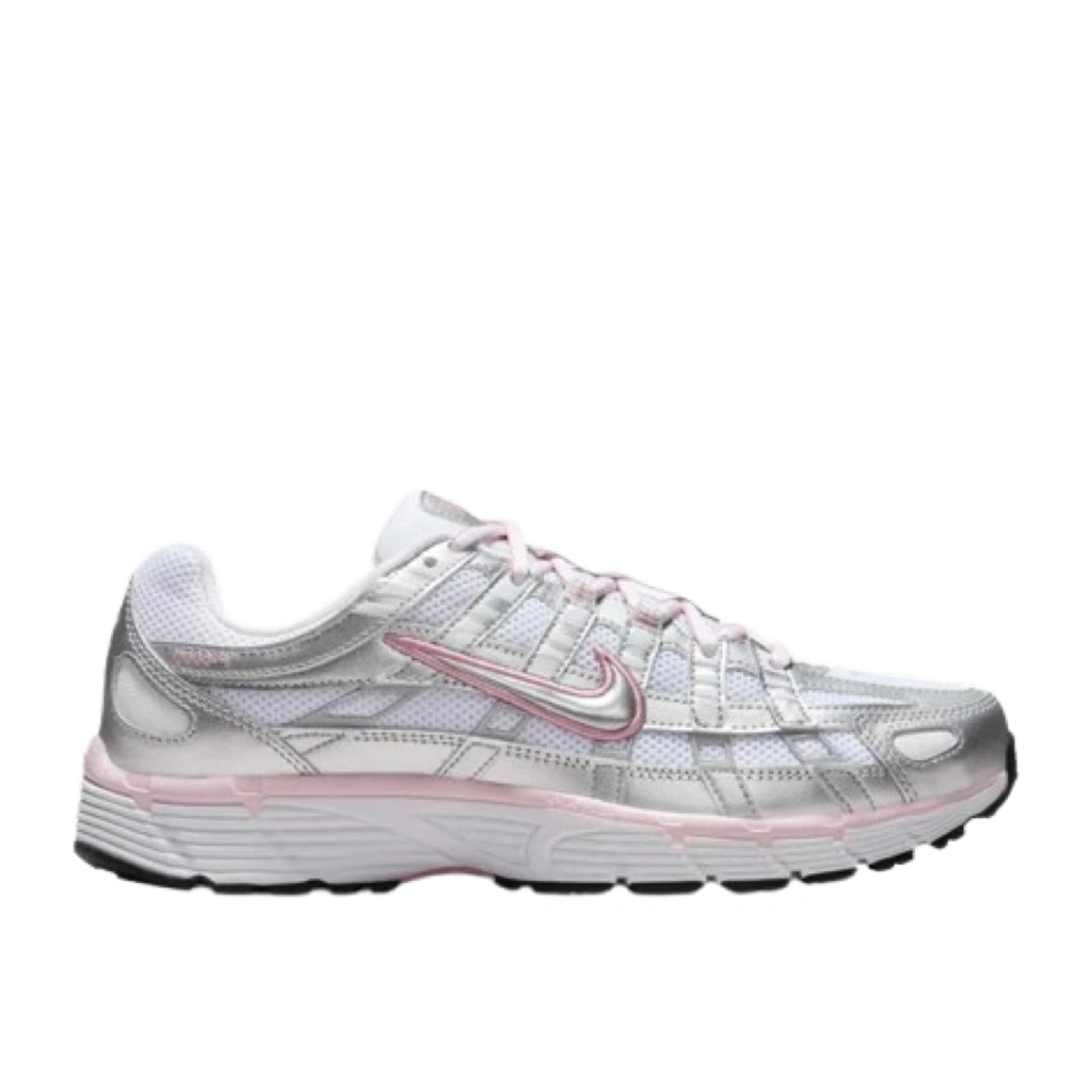 Nike P-6000 White Elemental Pink Metallic Silver (Women's)