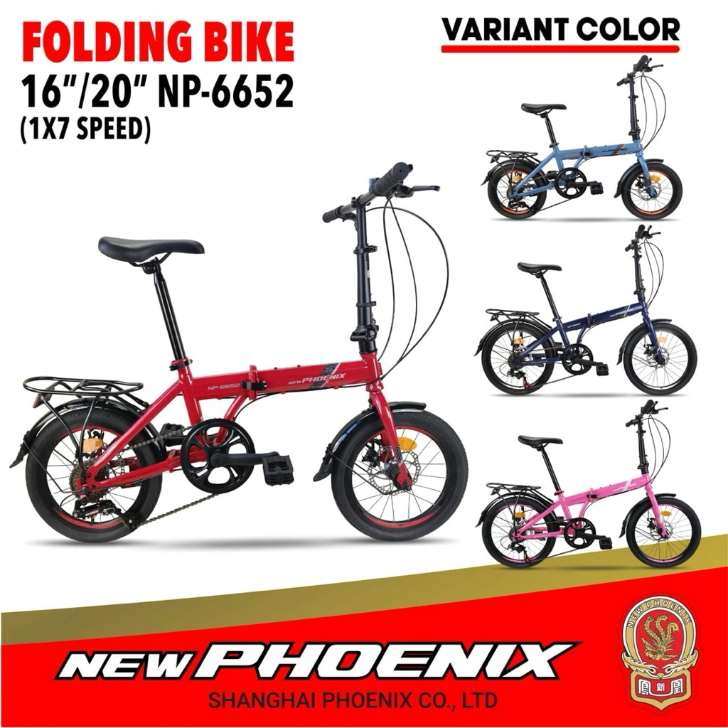 SEPEDA LIPAT FOLDING BIKE  DEWASA / ANAK VELION/ NEW PHOENIX / PHOENIXSTAR UK 20