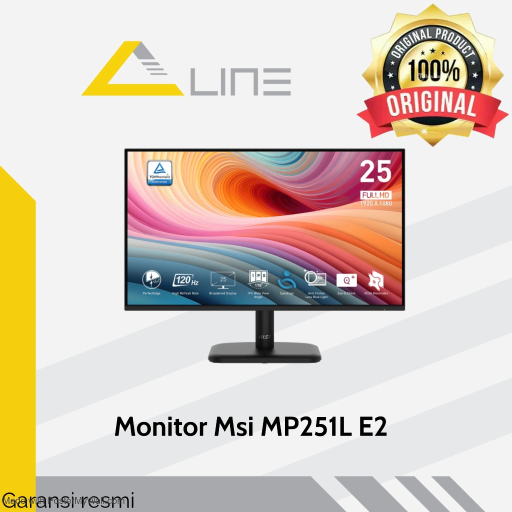 Monitor MSI LED IPS PRO MP251L E2 - Full HD 25" Inch