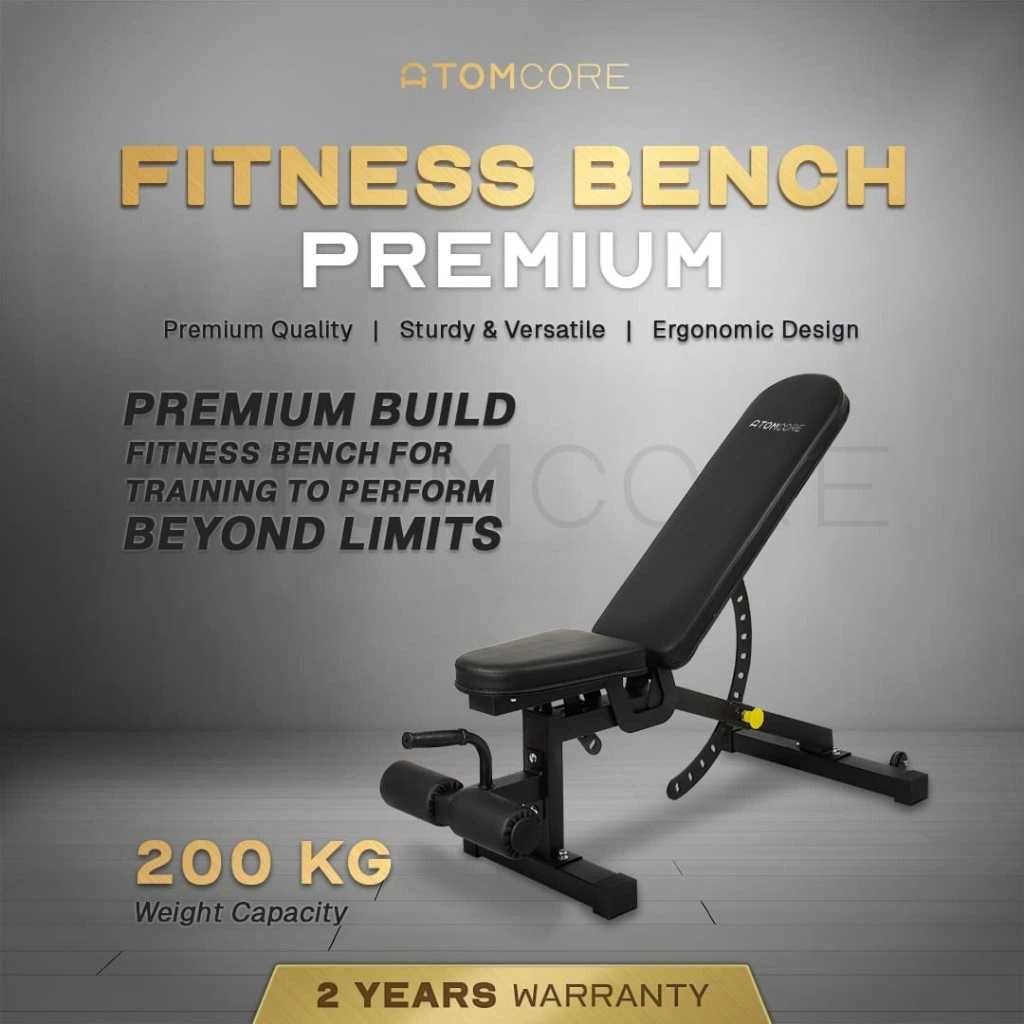 Atomcore Premium Adjustable Gym Fitness Bench Press Sit Up
