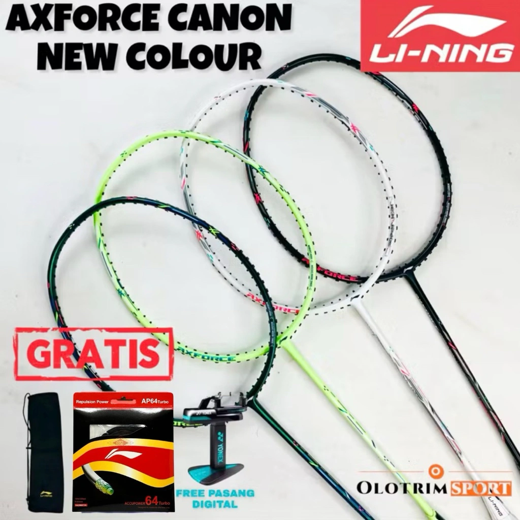 Raket Badminton LINING AXFORCE LITE CANNON 6u 5u 4u Ax Force CANON Original