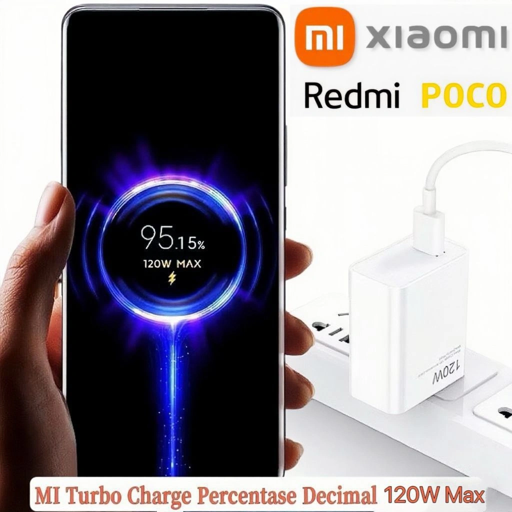 Charger Original Untuk Hp Xiaomi Redmi Poco Turbo Charger Fast Charging
