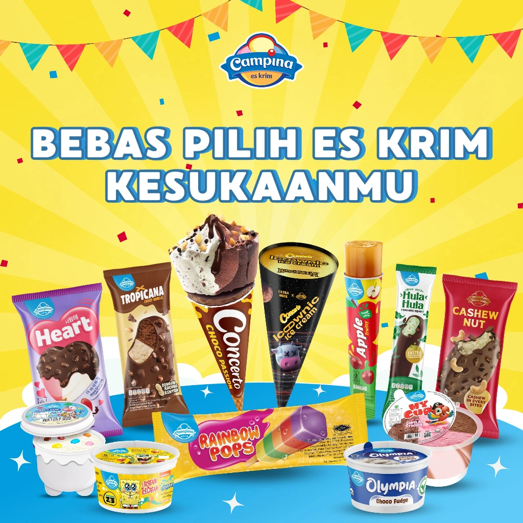 Campina Bebas Pilih Es Krim