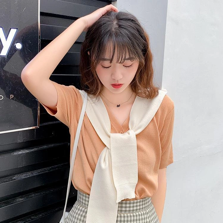 SYAL BAHU RAJUT PREMIUM  / SYAL RAJUT KOREAN POLOS / SYAL KERAH RAJUT SELENDANG / AKSESORIS BAJU